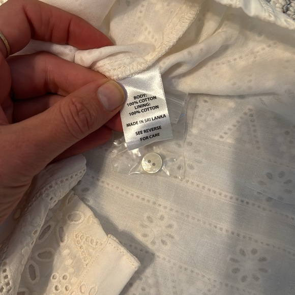 Spartina Catrina Eyelet Dress Pearl White - Picture 8 of 8